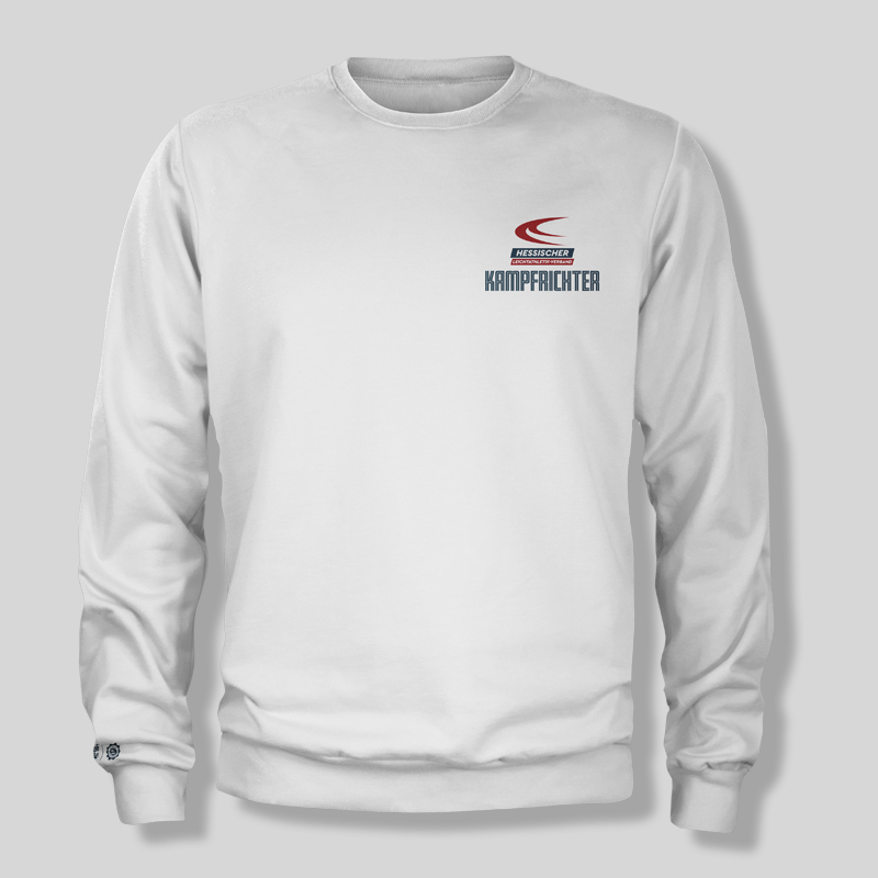 HLV© Kampfrichter - Sweatshirt, weiss